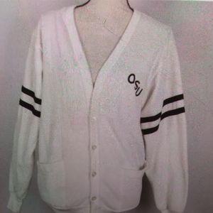 Women's Classic OSU Cardigan Sweater, Size L‎